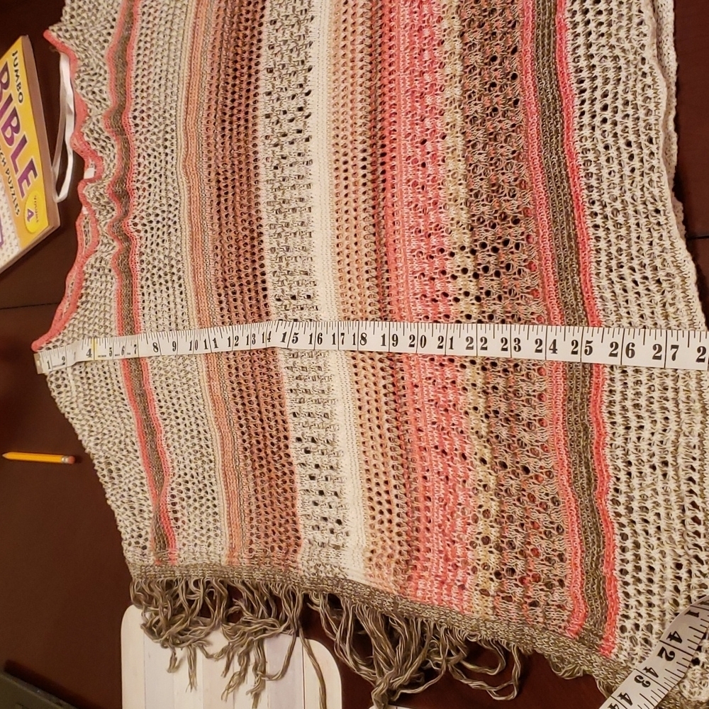 Staylish OPEN STITCH Pullover Poncho - Picture 6 of 7